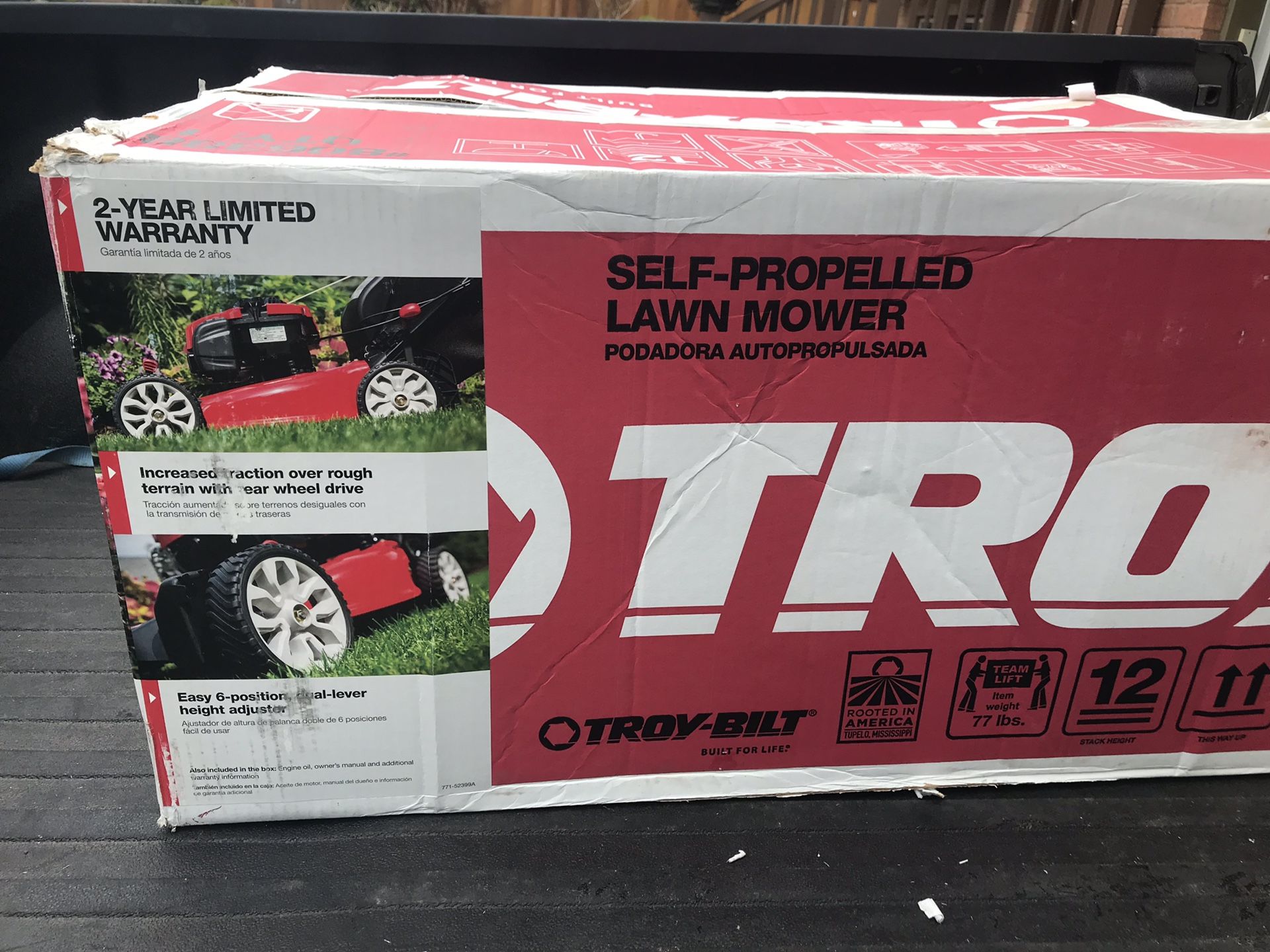 Troy bilt TB320 lawn mower - NEW