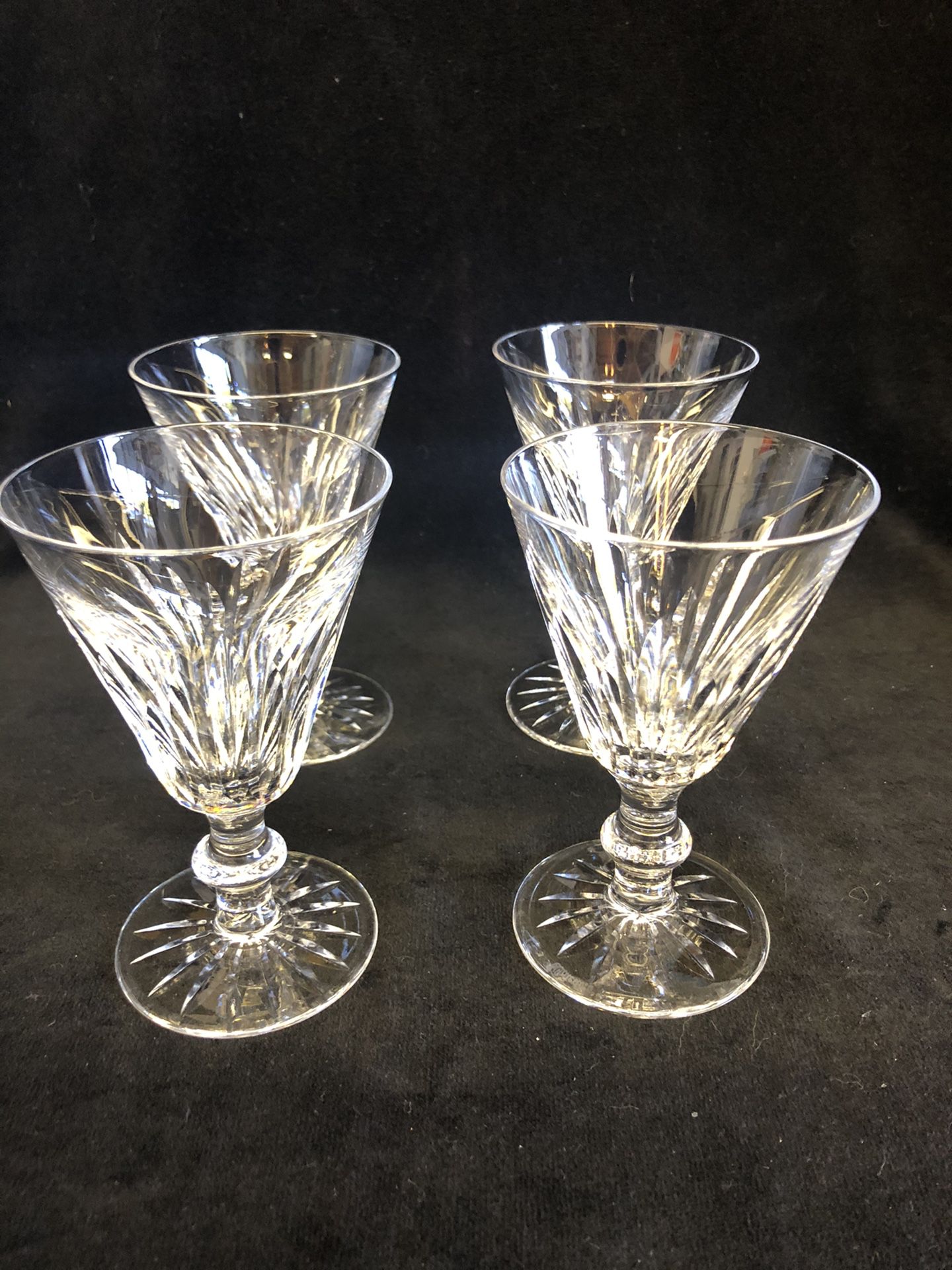 Waterford Cut Crystal EILEEN White Wine Flared Goblets 4 available