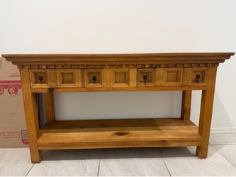 Solid Wood Console Table