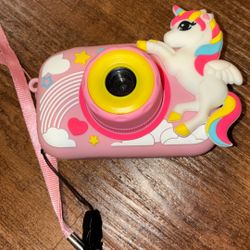 Kids Girl Unicorn Digital Camera Video 