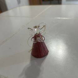 Stradivo 2.75” Handcrafted Glass Angel Christmas Ornaments