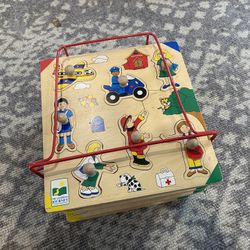Toddler Puzzles With Storage Rack