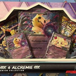 Mimikyu ex & Alcremie ex Premium Collection Box