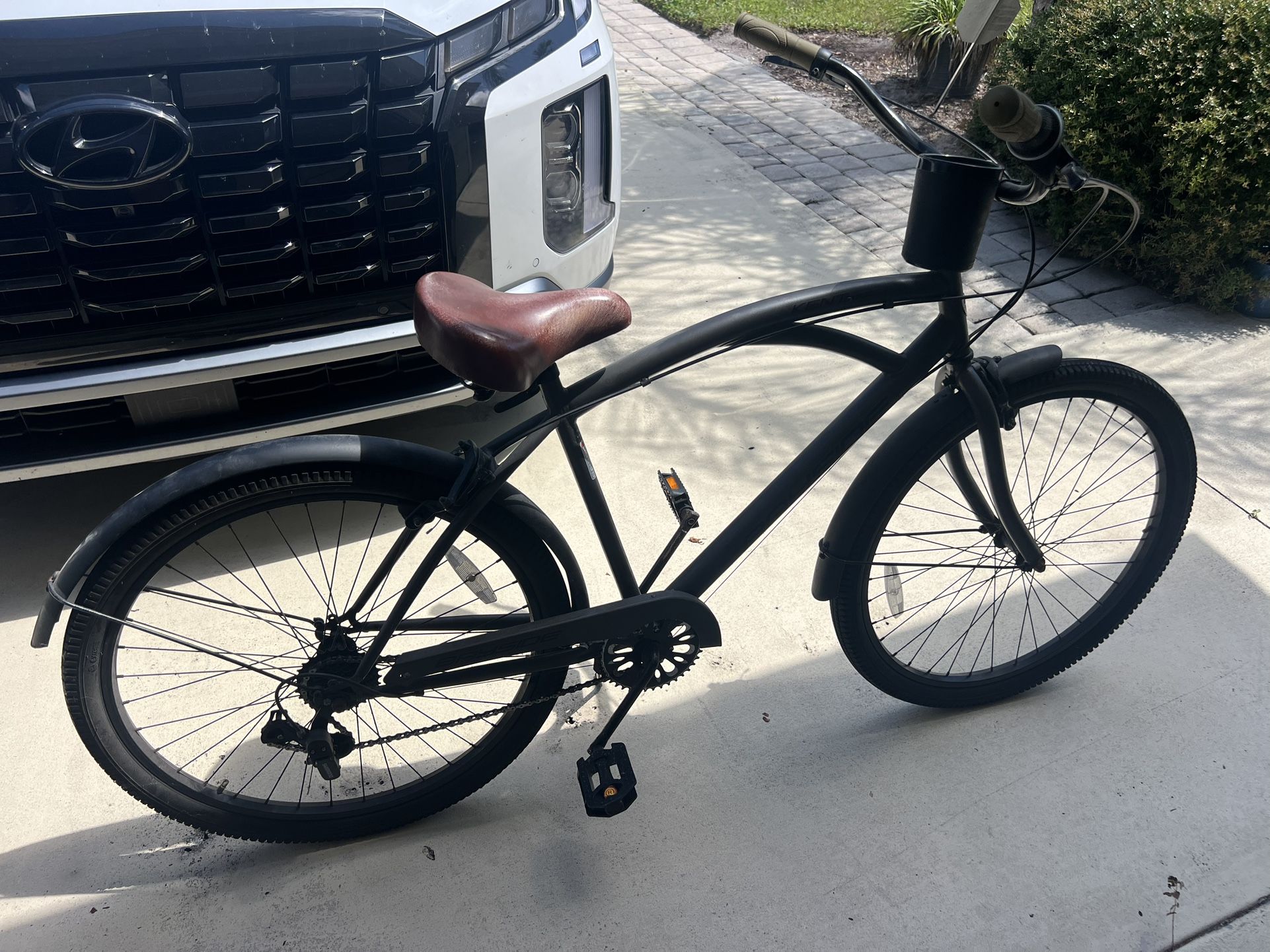 26" Kent Bayside Cruiser Bicycle Bike, Fits Rider 5'2"-5/10", Gray, Adults, Unisex