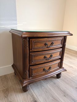 whole wood small dresser or nightstand