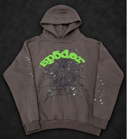 Grey Sp5der Set (Hoodie & Sweatpants)