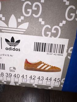 Adidas x Gucci Gazelle 'Mesa GG Monogram' Sneaker - Size EU 41 / US Men's 8