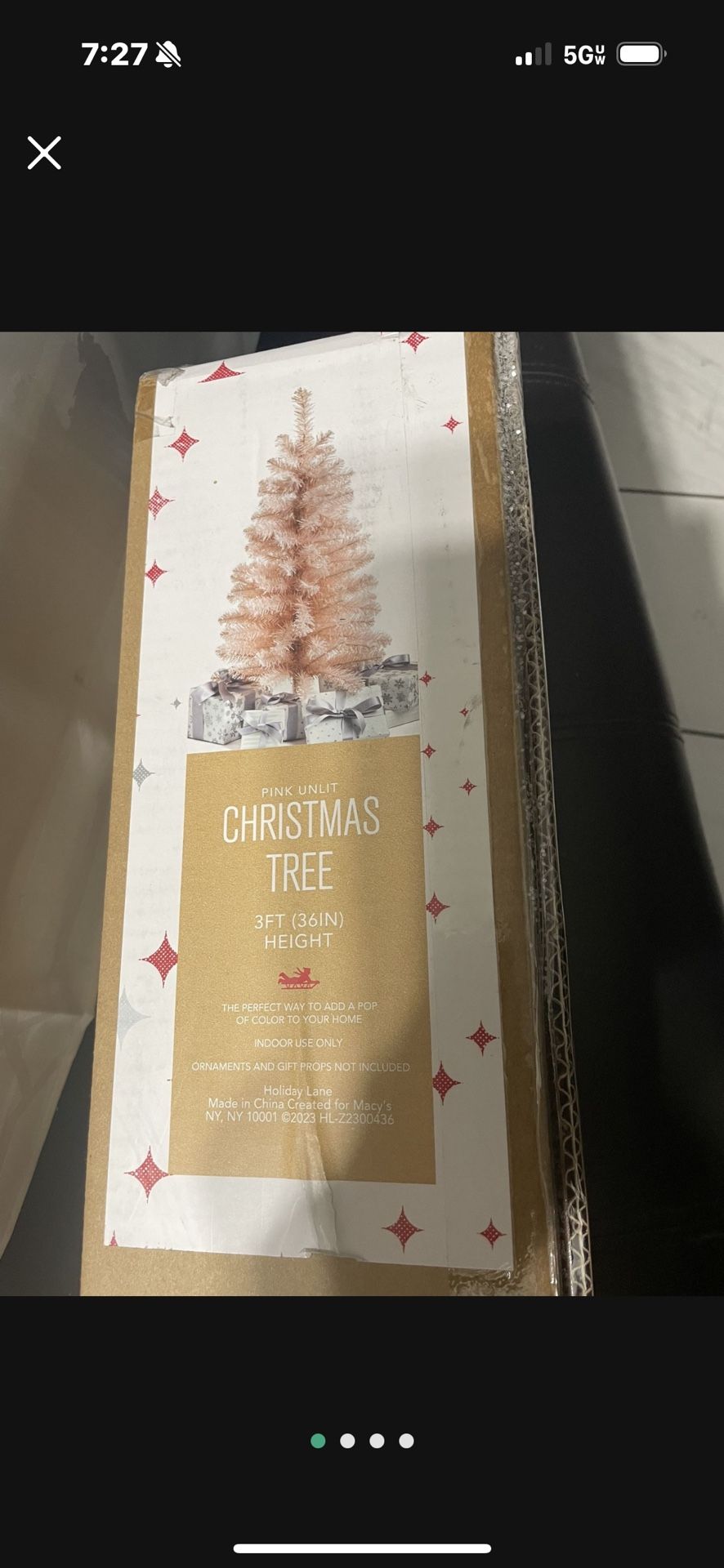   Pink Christmas Tree    New 2  Available 