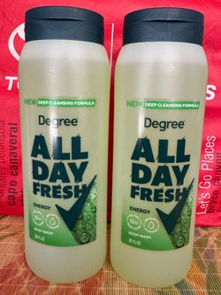 Degree body wash - energy