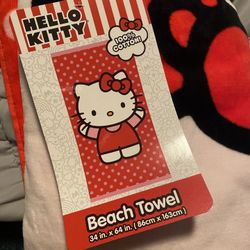 Hello kitty beach Towel