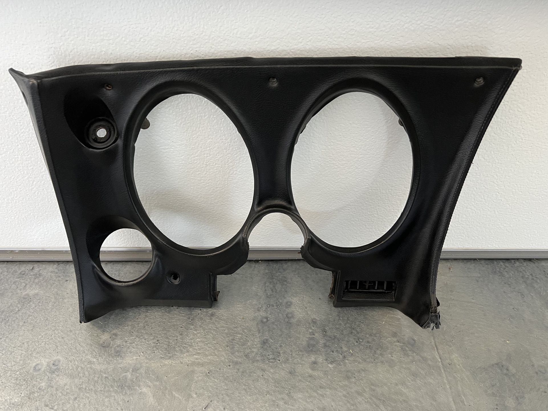 1974 76 Corvette Interior C3 LH Dash Panel Gauge Cluster Surround Panel Black Still Soft,All Products : American Fashion Style Bags On Sale