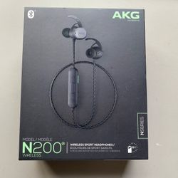 AKG Harman N200 Wireless Earbuds (New)