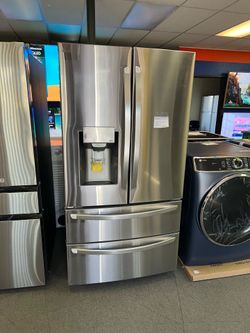 LG STAINLESS STEEL FRENCH DOOR FRIDGE