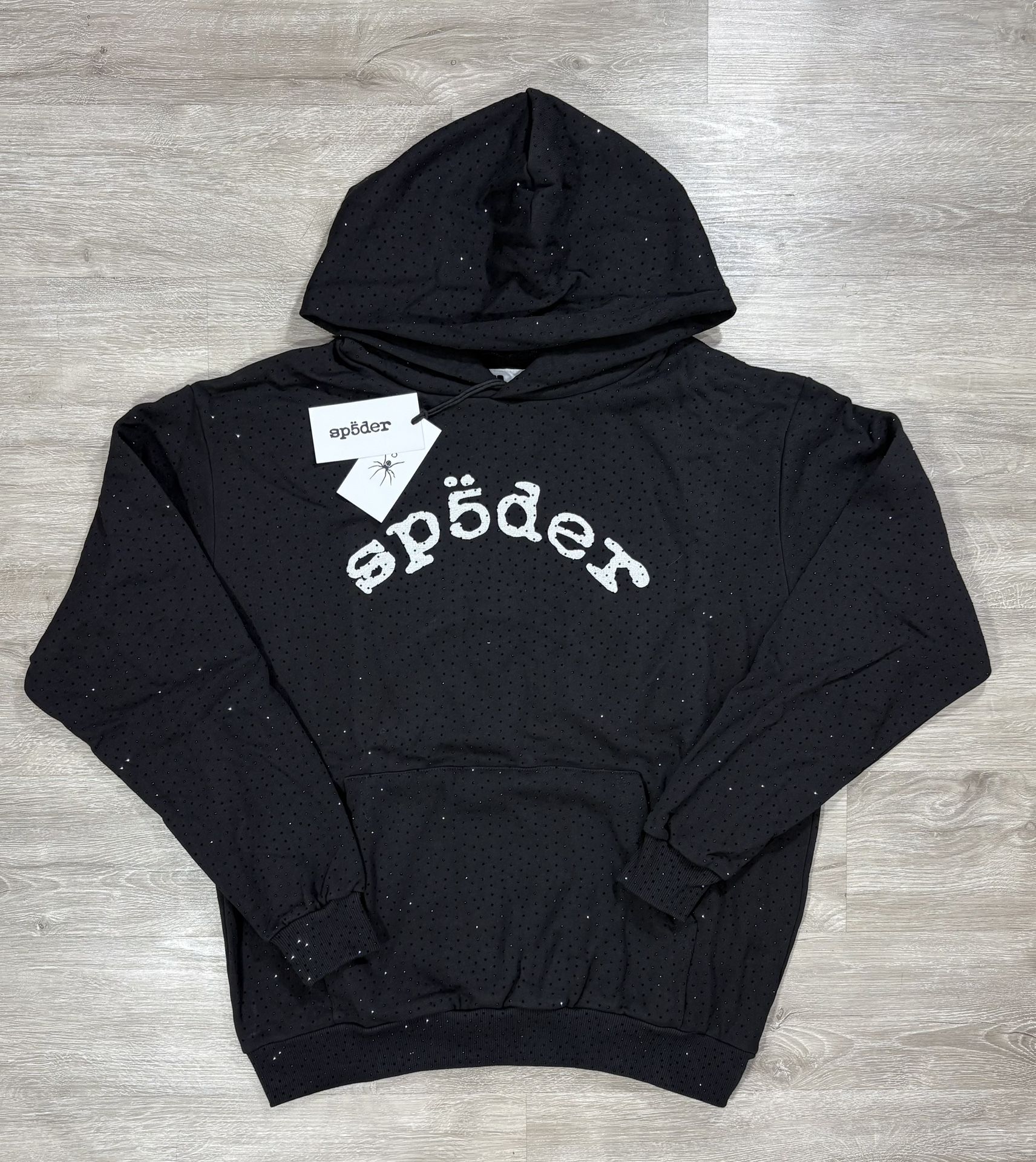 Black VVS Spider Hoodie