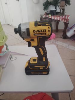 DeWalt 20v brushless impact driver XR