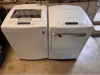 LG washer and dryer