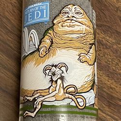 Vintage Star Wars Drinking Glass  Jaba The Hut 