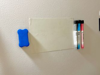 Magnetic Fridge Whiteboard Set