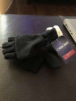 New fingerless gloves/mittens