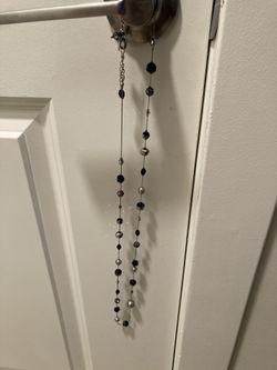 Black and White brand beaded Necklace