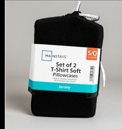 Mainstays Jersey T-Shirt Soft Pillowcases Set of 2