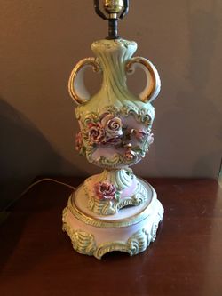 Vintage ceramic table lamp