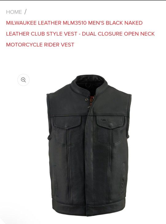 Milwakee Leather Vest