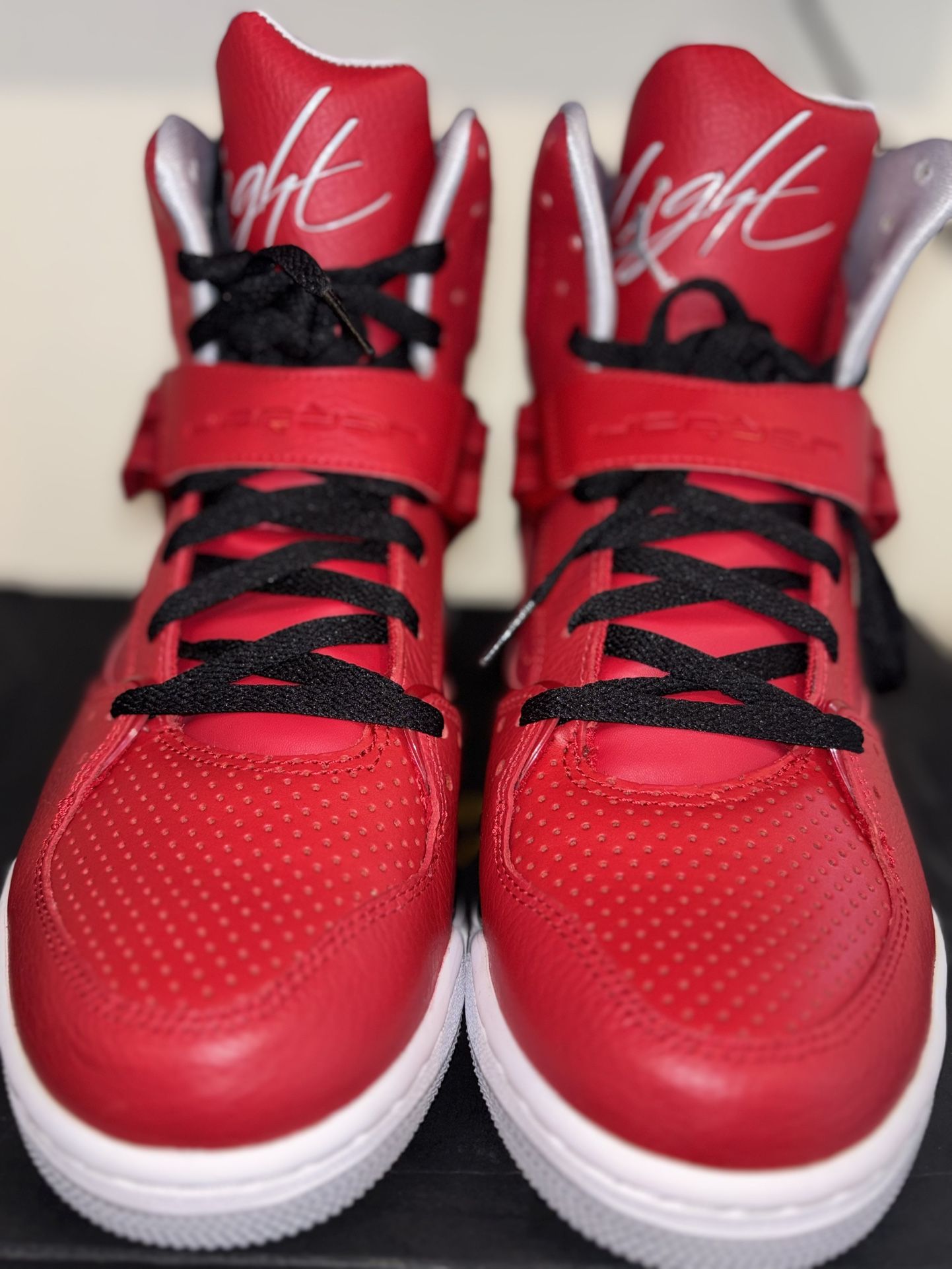 New Jordan Flight 45 High Gym Red Size 12