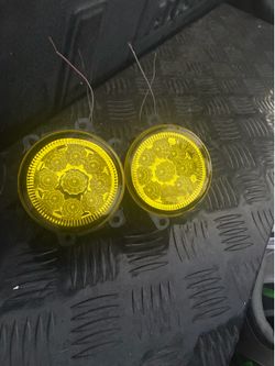 Yellow fog lights