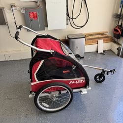 Allen Bike Trailer/stroller (fits two)