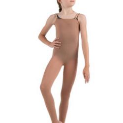 Capezio girls Ultra Soft Stirrup Body - Tights, Suntan, 8-12 US