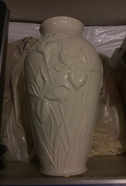 Lenox floral vase