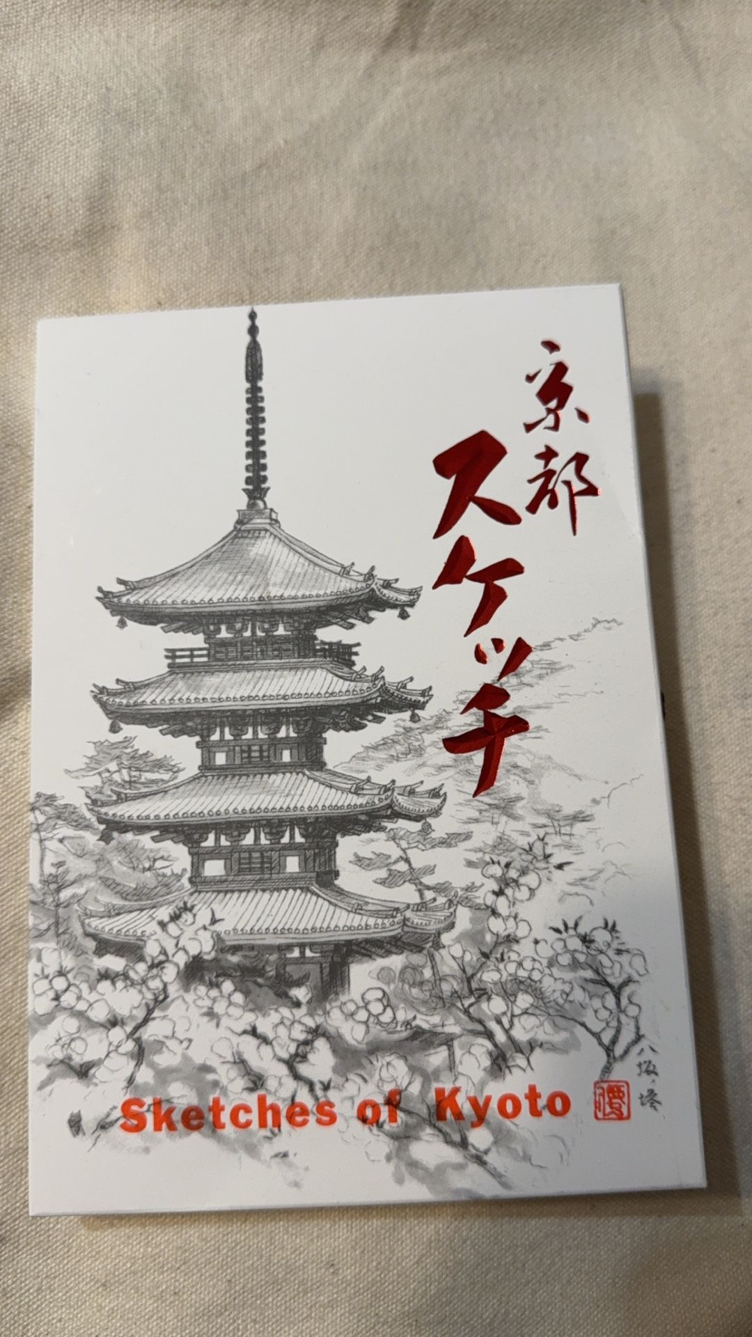 Sketchs of Kyoto Japan ( Postcard )