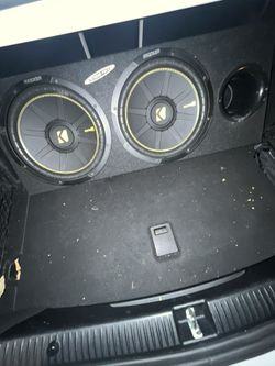 12” Kickers ,Ported Box, Amplifier
