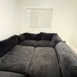 Large 5 piece sectional couch