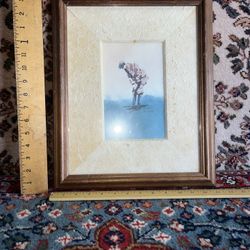 Framed D. Nichols Watercolor Painting/Print, Golfer Putting