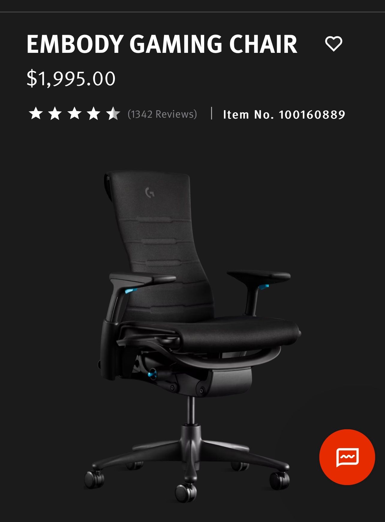 Herman Miller Embody Gaming Chair Logitech Ergonomic Chair