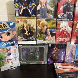 Lot Of 25 Anime Figures With Boxes