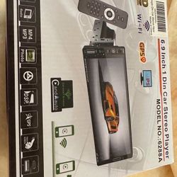 6.9 Inch Car Stereo Single Din Car Radio Apple Carplay Android Auto • HD Touch Screen Car Radio