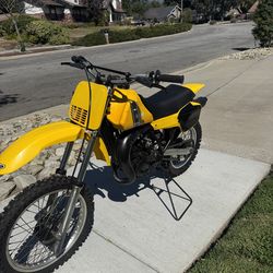 1982 Yamaha YZ 80.