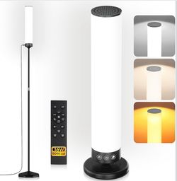 Light Therapy Lamp 10000 Lux Happy Therapy Light with Remote, 2-in-1 Pedestal