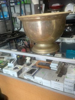 Metal Big Bowl Maybe Silver