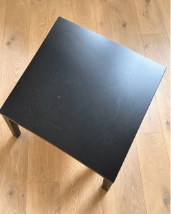 Black IKEA LACK Square Side Table / End Table