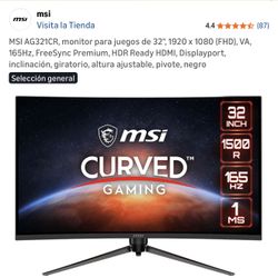 MSI CURVED MONITOR 32”