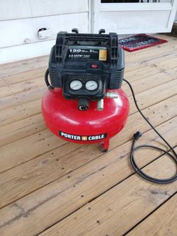 Porter Cable 150 psi pancake compressor