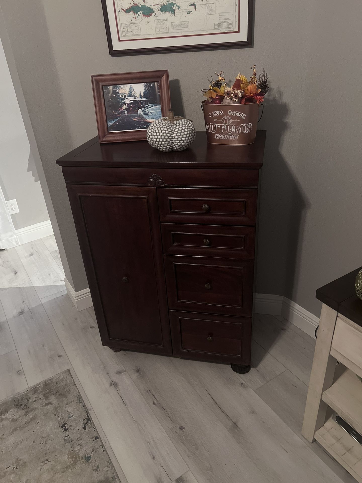 Two Drawer Filing Cabinet Chest.
