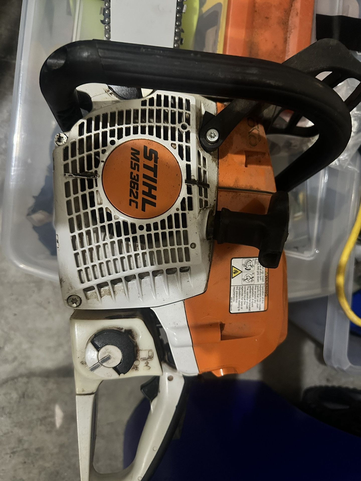 2023 Stihl 362 with NEW 25” Stihl Rollmatic Bar