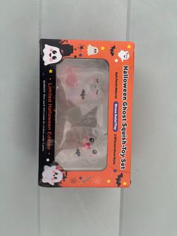 Halloween Ghost Squishy Toy Set – 2 Pieces