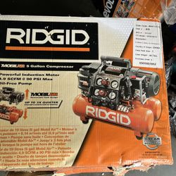 Five horsepower air compressor