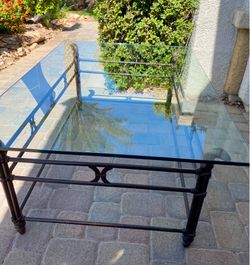 Table - Glass Top Coffee Table